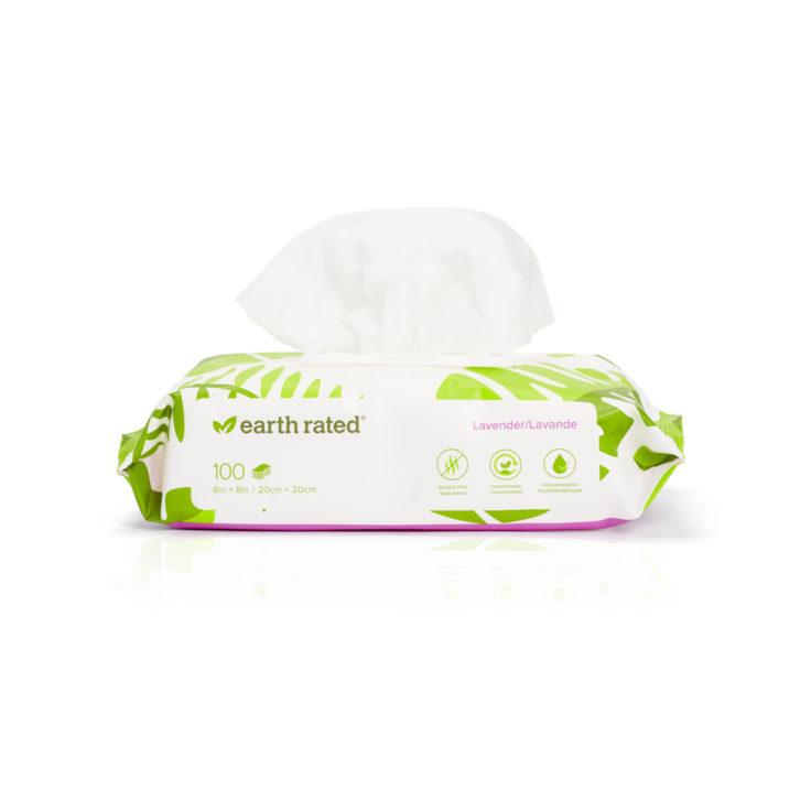 Earth Rated 100 USDA Certified Biobased Wipes